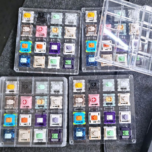 기계식 키보드 스위치 16종 샘플러 (케이스 포함)