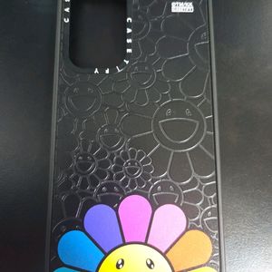 S25+ 케이스티파이 무라카미다카시 스마일 레인보우