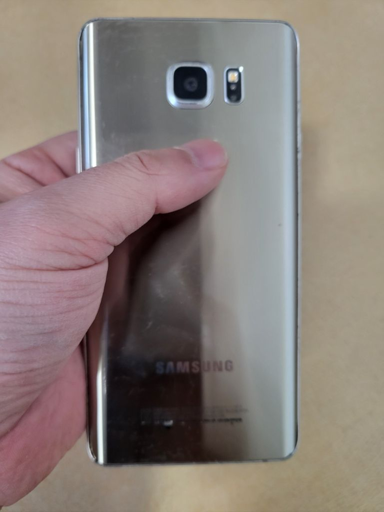 갤럭시노트5 64기가 골드--6