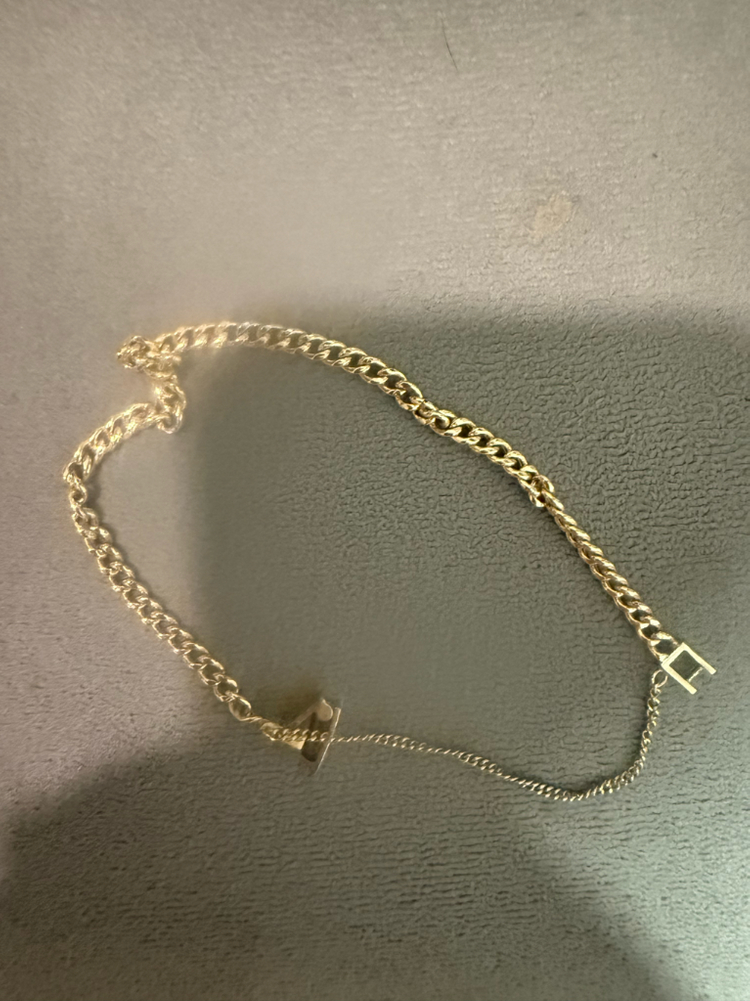14k 체인팔찌--2