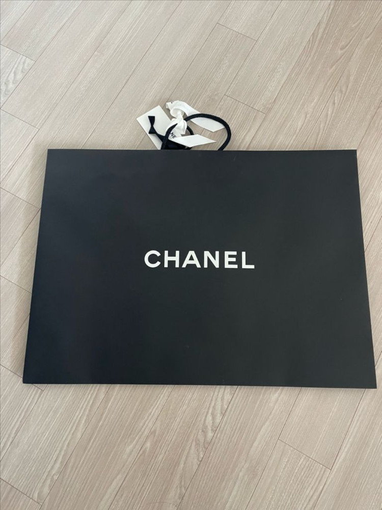 샤넬 쇼핑백 종이백 대형 사이즈--1
