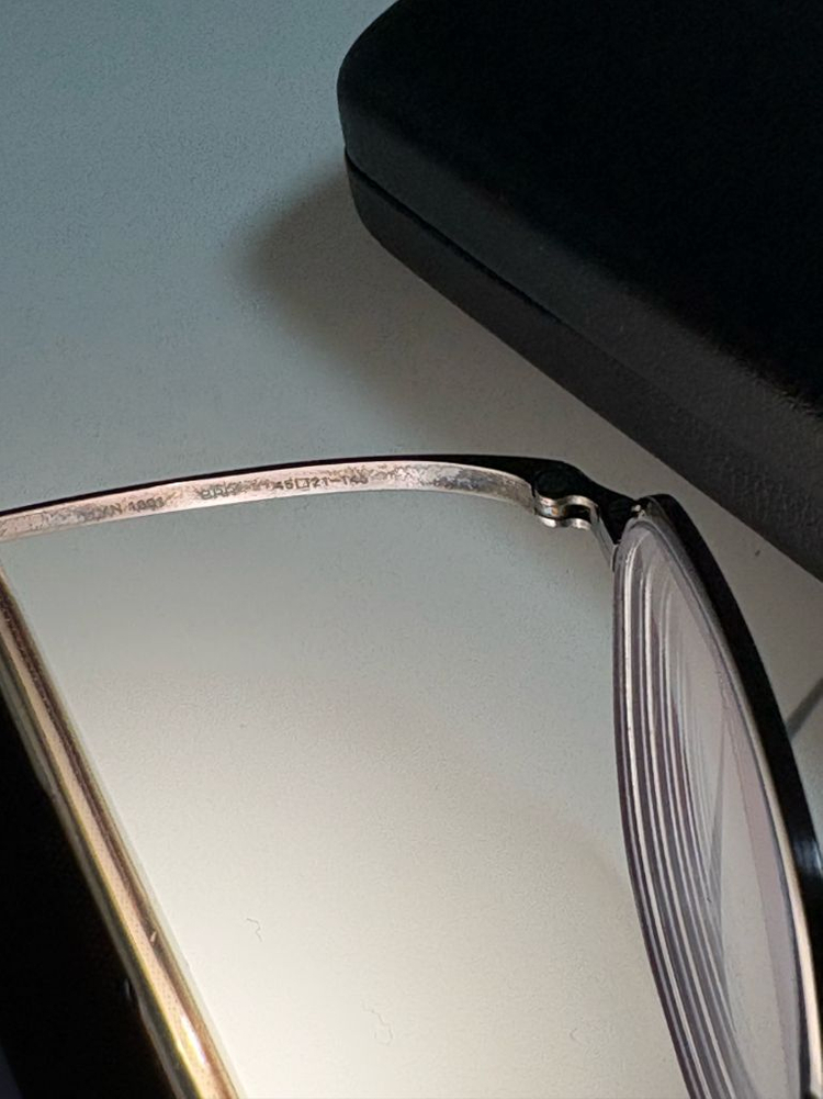 가메만넨 KMN-1301 BRH 티타늄 안경 45사이즈--2