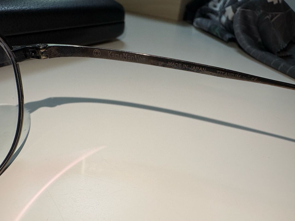 가메만넨 KMN-1301 BRH 티타늄 안경 45사이즈--4