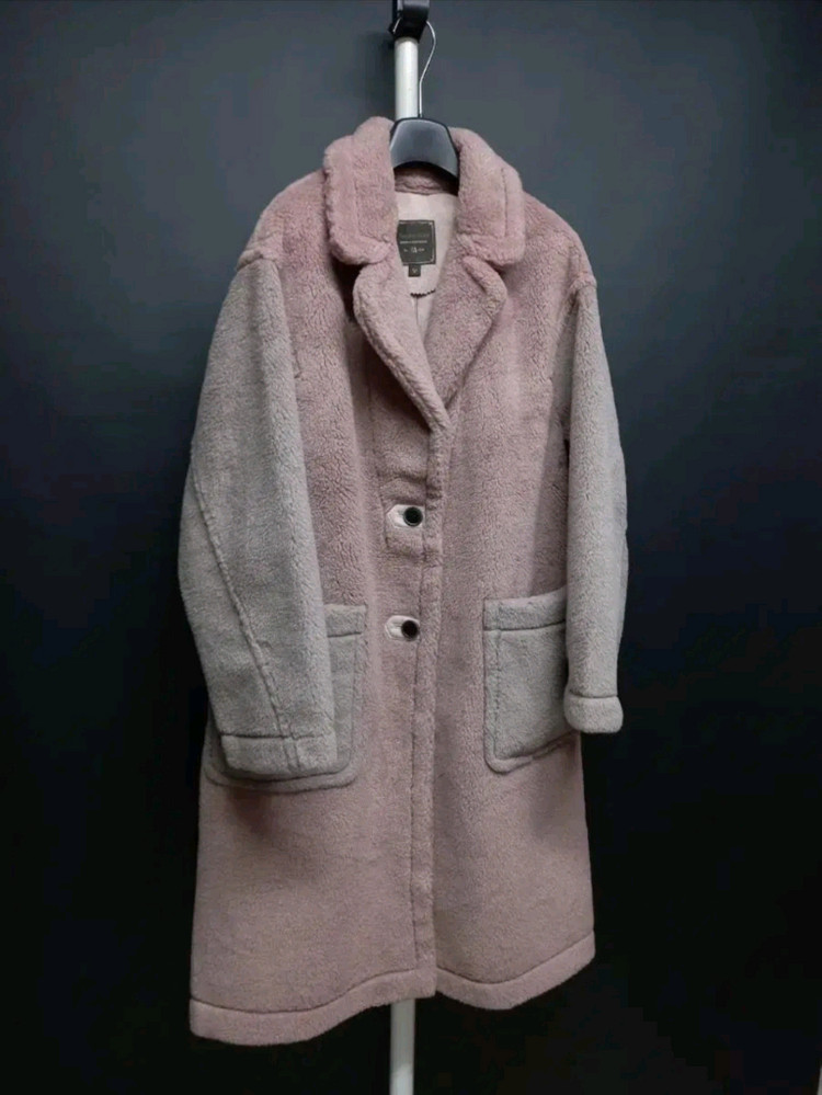 새 써스데이아일랜드 부클 테디베어 롱 코트 66 이미지