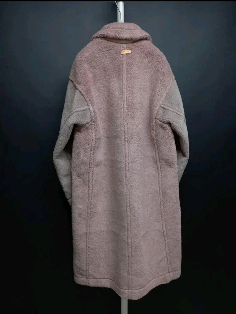 새 써스데이아일랜드 부클 테디베어 롱 코트 66 이미지