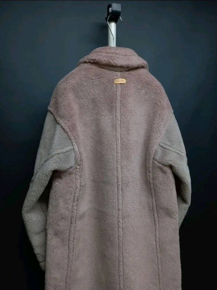 새 써스데이아일랜드 부클 테디베어 롱 코트 66 이미지