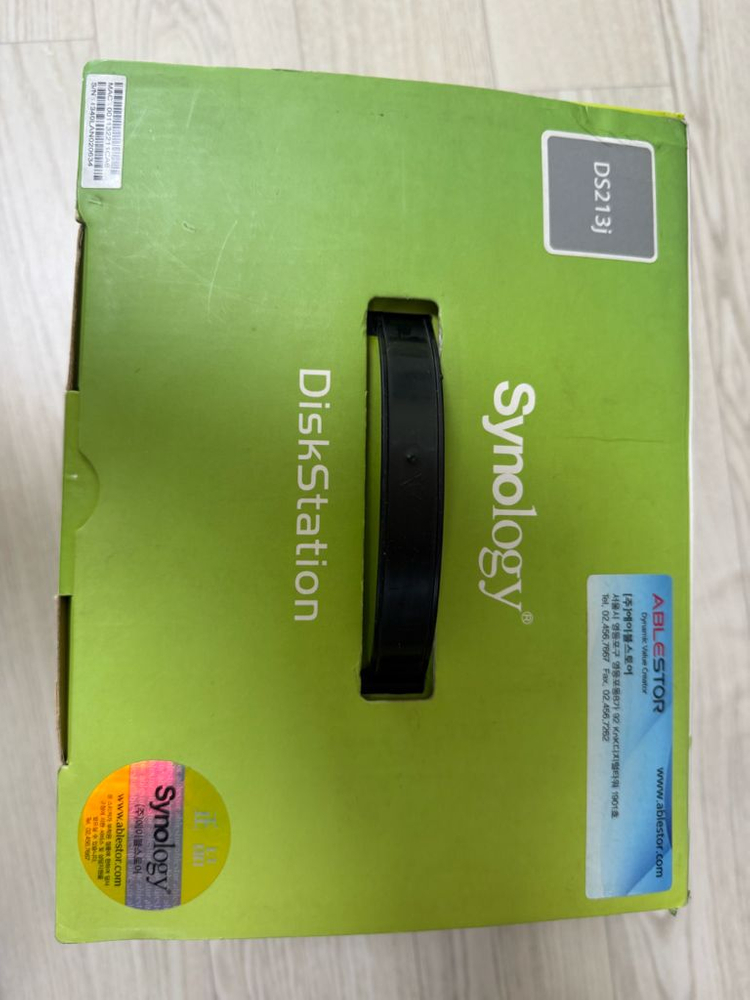 시놀로지 2베이 나스 ds213j 풀박스 synology 2bay nas 팝니다--1