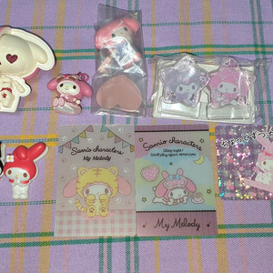 산리오 마이멜로디 굿즈 (카이카이 판타지(초기버전) 피규어, 가챠, 아크릴 키링 등)