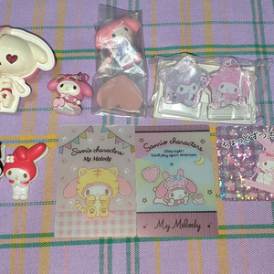 산리오 마이멜로디 굿즈 (카이카이 판타지(초기버전) 피규어, 가챠, 아크릴 키링 등)