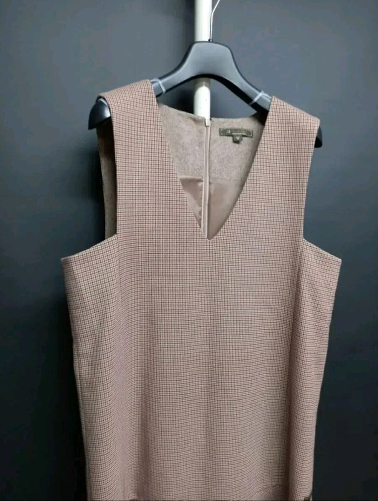 새 써스데이아일랜드 체크 춘추동 롱 원피스 66 이미지