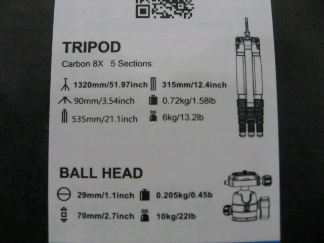 시루이 트레블러5CX카본삼각대 세트(여행용 삼각대) 시루이 트레블러7C카본삼각대 세트--2