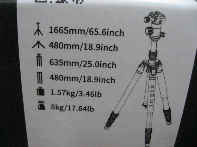 시루이 트레블러5CX카본삼각대 세트(여행용 삼각대) 시루이 트레블러7C카본삼각대 세트--4