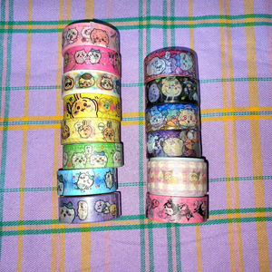 사진상의 치이카와 마스킹테이프(마테) 천사 악마 등 일괄 판매