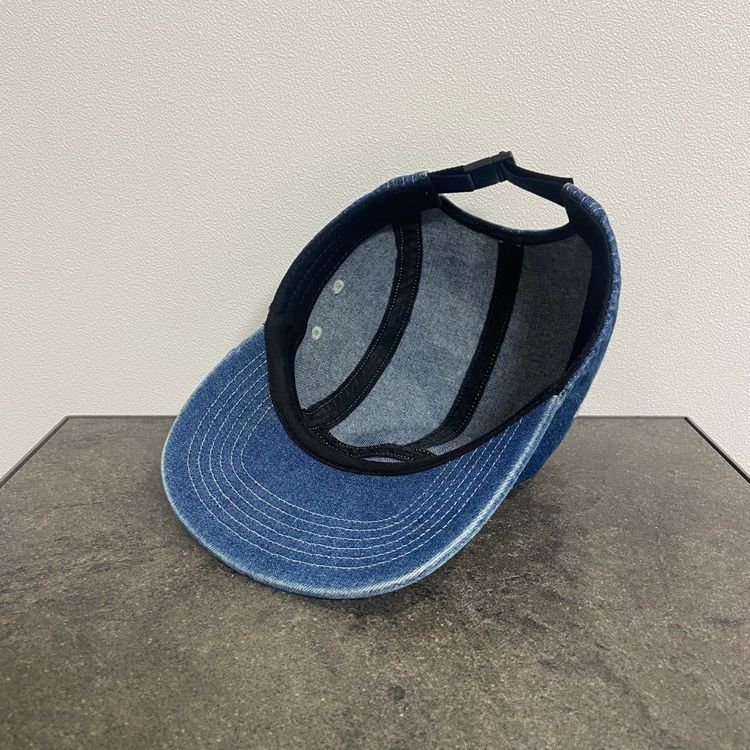 (OS) 슈프림 박스로고 캠프캡 모자 데님--5