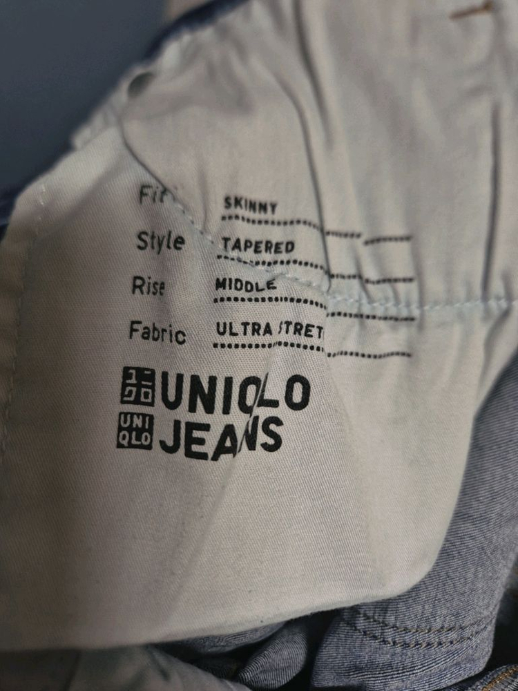 유니클로 테이퍼드 스키니진--1