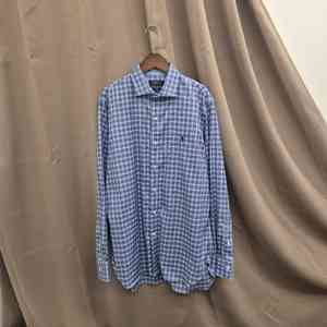 폴로 랄프로렌 이지 케어 스트레치 체크 셔츠 M