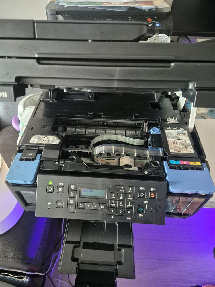 [정품] 캐논 G7090 무한 복합기 팩스 , wifi, ADF. 복사 스캔 인쇄 작동잘됩니다--5