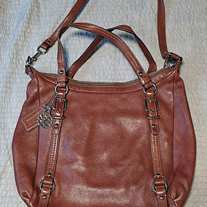 코치 브라운 크로스백 정품