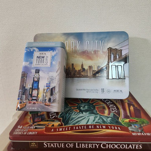 뉴욕 초코렛 틴케이스 4개
