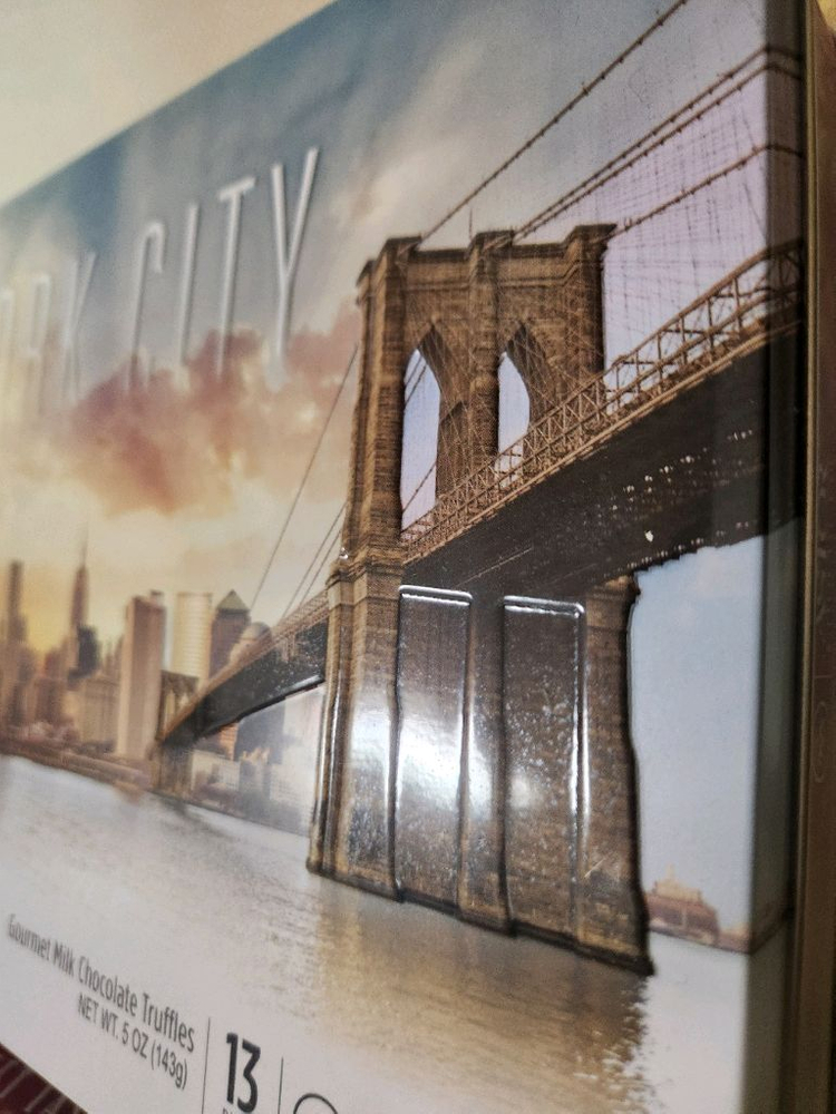 뉴욕 초코렛 틴케이스 4개--5