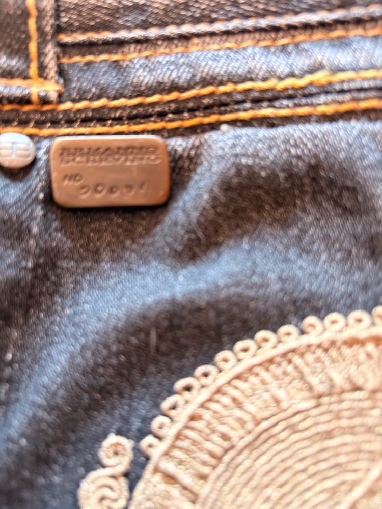 에르마노 설비노 그레이 데님 스커트--2