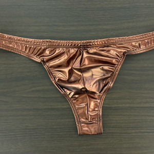 남성용 메탈릭 브리프 팬티L