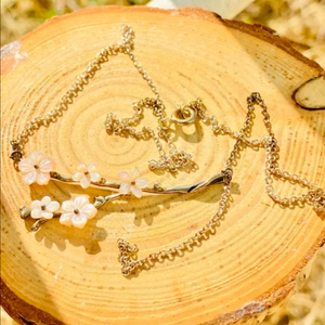 코퍼스크리스티 벚꽃실버목걸이