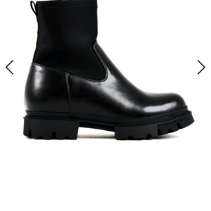 엘레베이션 키높이10cm 가죽 첼시부츠