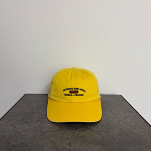 (OS) 슈프림 6패널 볼캡 모자 뉴욕 옐로우