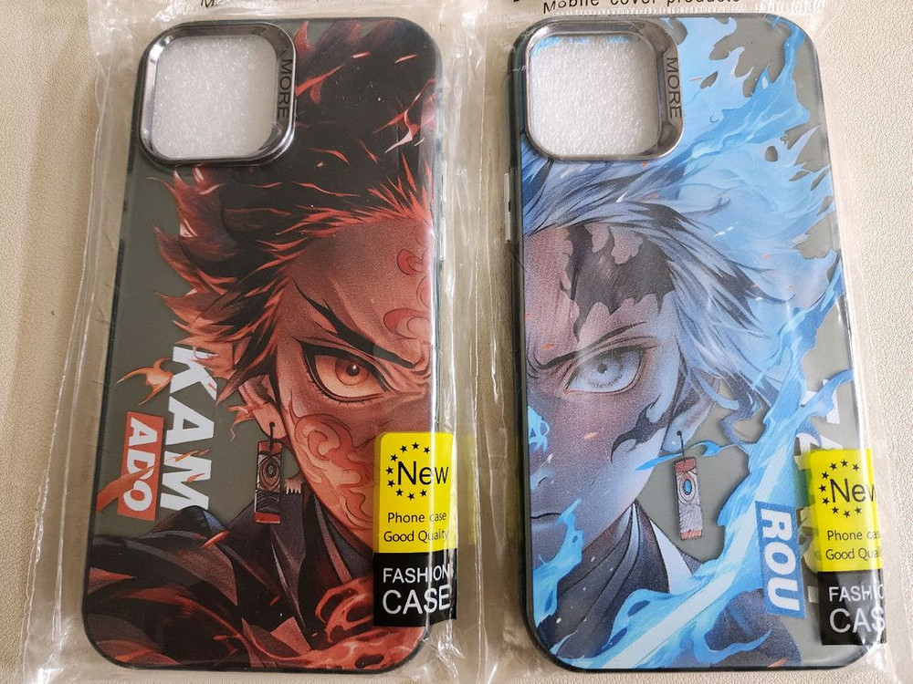 (새상품) 아이폰15 14 13 12케이스 프로맥스 귀멸의칼날 귀칼탄지로 이미지