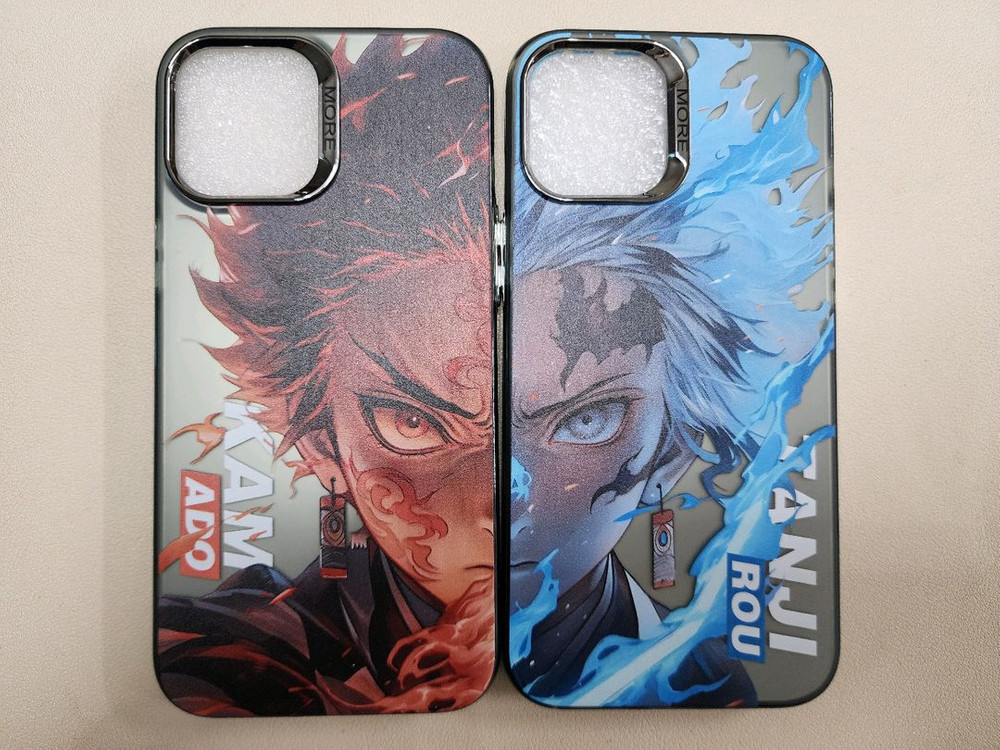 (새상품) 아이폰15 14 13 12케이스 프로맥스 귀멸의칼날 귀칼탄지로 이미지