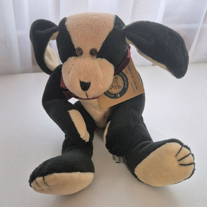 빈티지/ 보이즈베어) 레드리본 강아지 소품