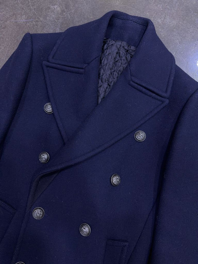 시스템옴므 울 캐시미어 이태리 더블 블레스트 코트 자켓 95--2