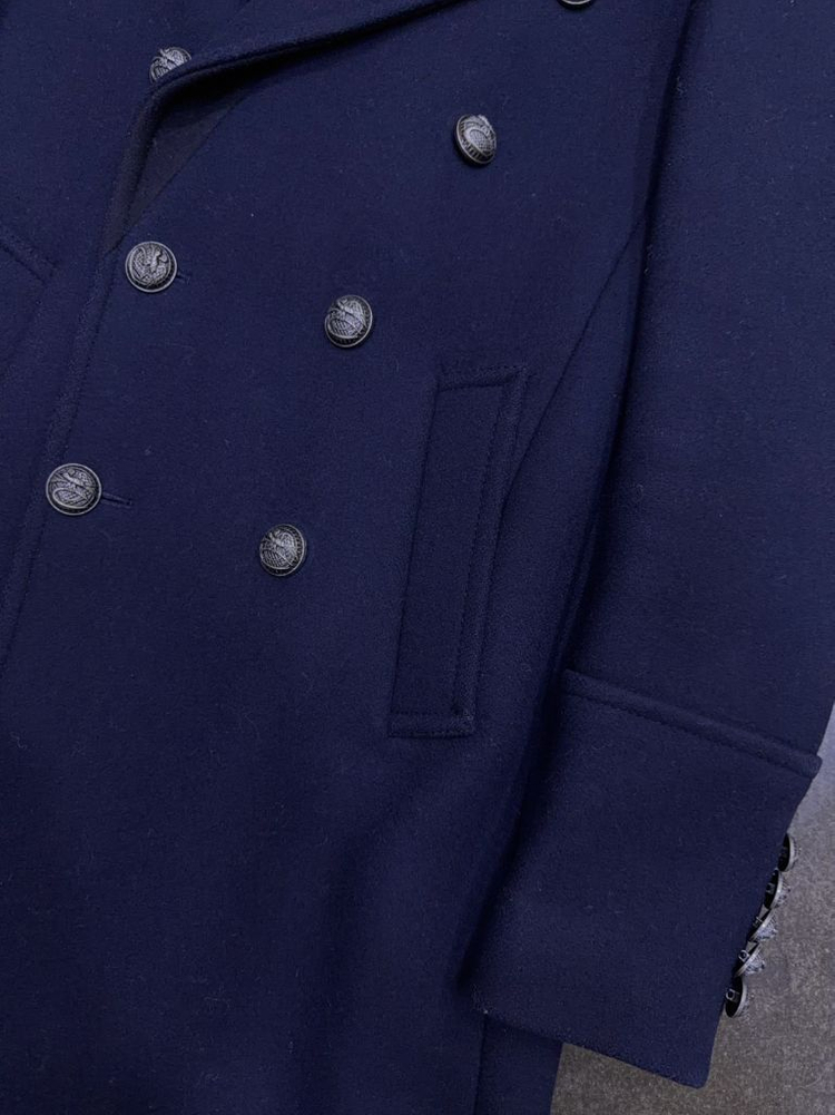 시스템옴므 울 캐시미어 이태리 더블 블레스트 코트 자켓 95--4