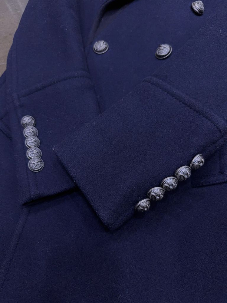 시스템옴므 울 캐시미어 이태리 더블 블레스트 코트 자켓 95--5