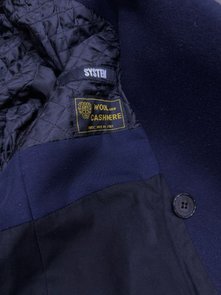 시스템옴므 울 캐시미어 이태리 더블 블레스트 코트 자켓 95--8