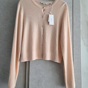 Vince 빈스 핑크 캐시미어 크롭 니트 가디건 띠어리 타임 마인 랑방 더캐시미어 유메르 르베이지
