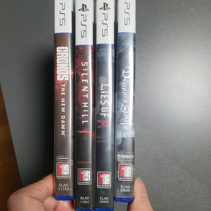 PS5 게임 4종 세트 사힐f 크로노스뉴던 피의거짓 데몬즈소울 이미지