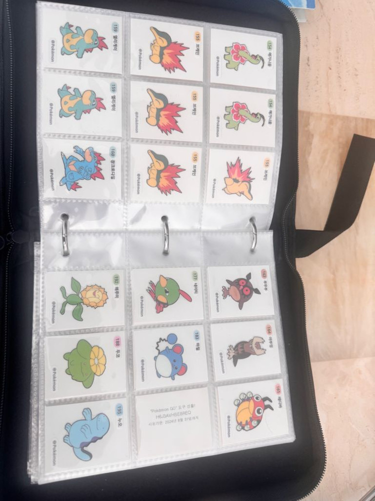 포켓몬 2세대 띠부띠부씰 이미지