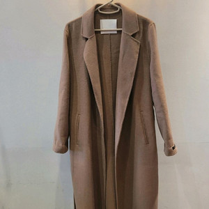 여성)핸드메이드 울 혼방 롱코트(55~)