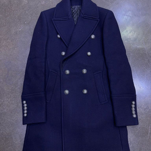 시스템옴므 울 캐시미어 더블 블레스트 코트 자켓 네이비 95