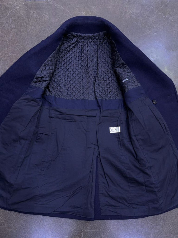 시스템옴므 울 캐시미어 더블 블레스트 코트 자켓 네이비 95--7