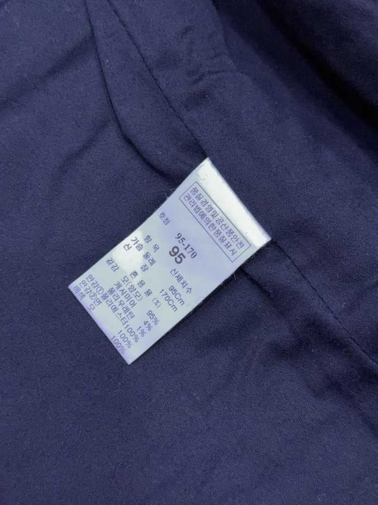 시스템옴므 울 캐시미어 더블 블레스트 코트 자켓 네이비 95--9