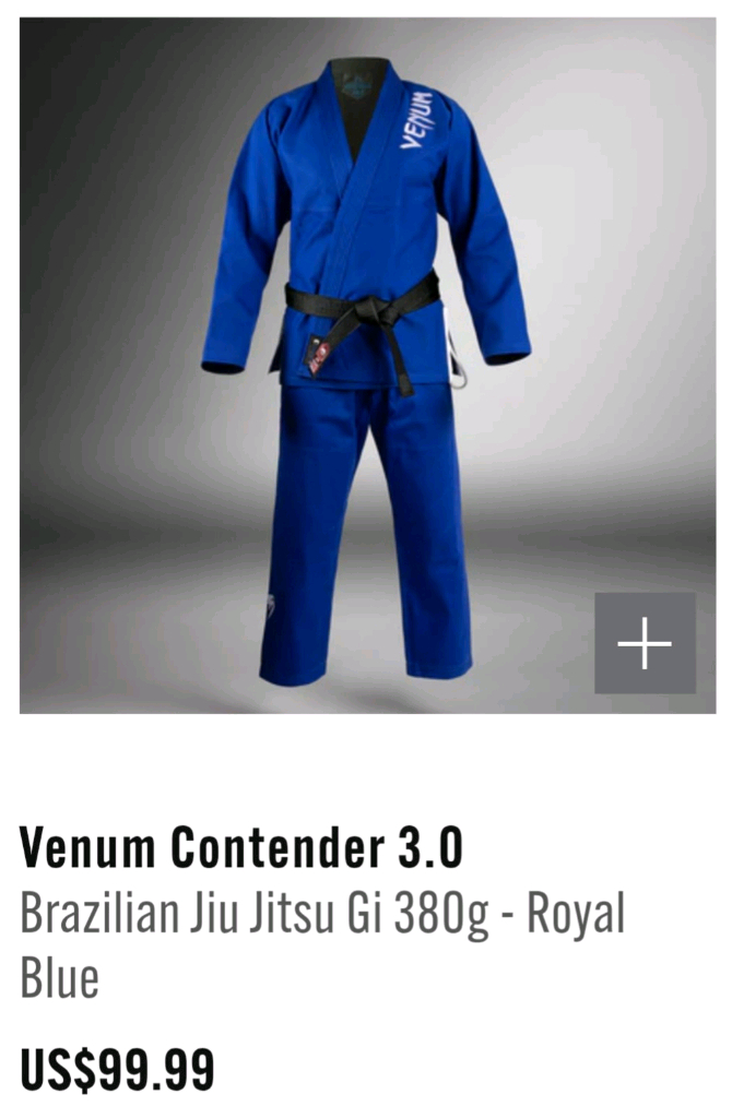 새상품) 베넘 컨텐더 3.0 주짓수 도복 블루 A3--4