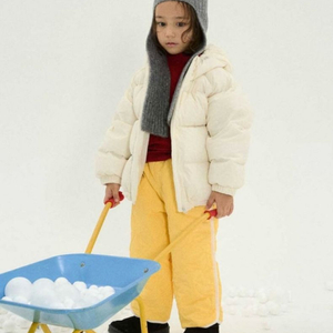 므므브 구스 후드 패딩 2XL 키즈패딩