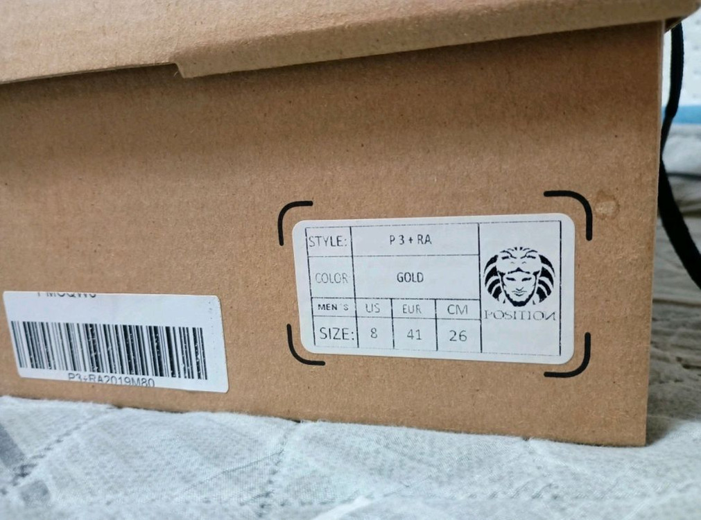 POSITION-USA P3-RA 골드 미국 역도화 260mm 이미지