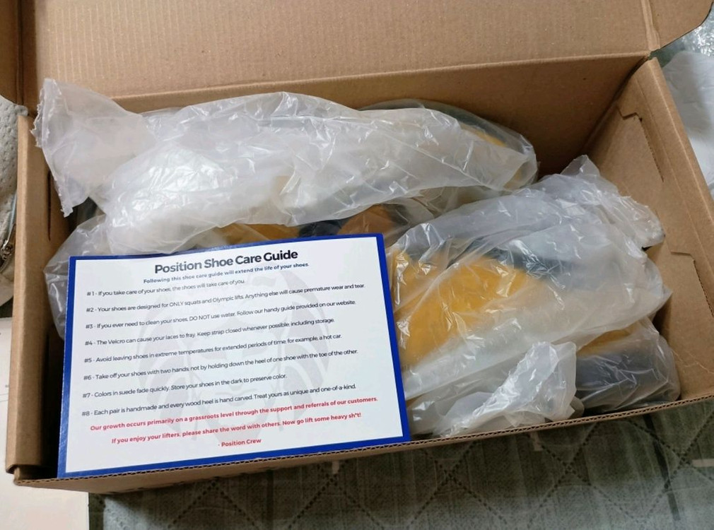 POSITION-USA P3-RA 골드 미국 역도화 260mm 이미지