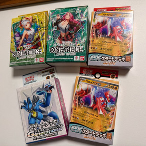 일어) 포켓몬, 원피스 스타터덱 미개봉