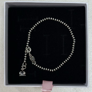 실버925 빈티지 볼 팔찌 크라운 장식