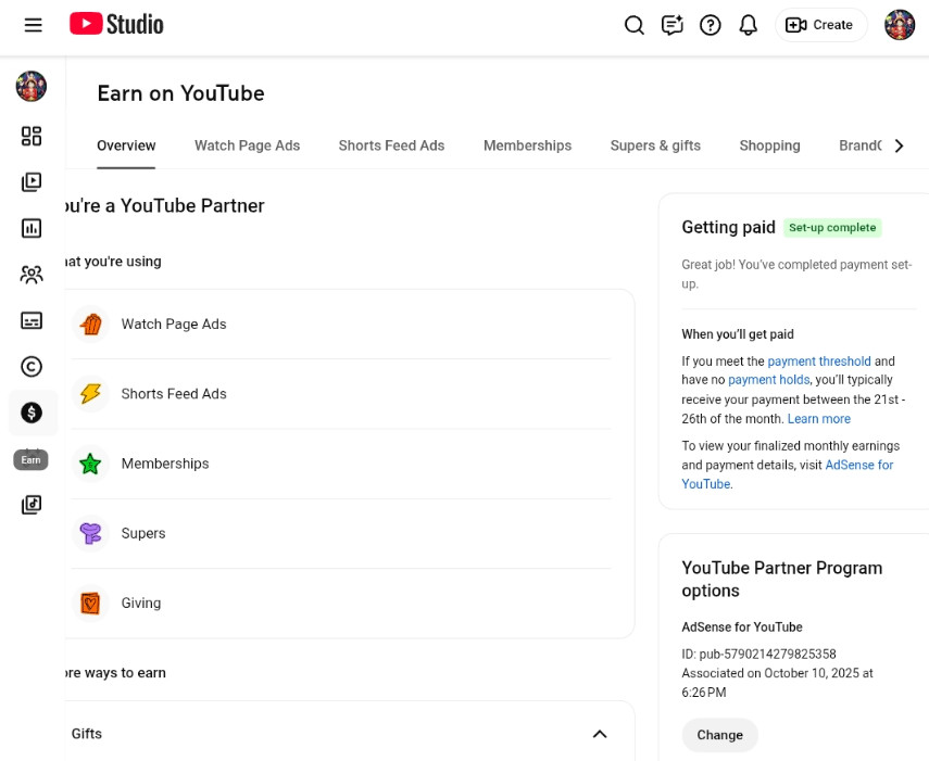 구독자 110만 (실시간 조회수 26만) 유튜브 채널 판매합니다--2